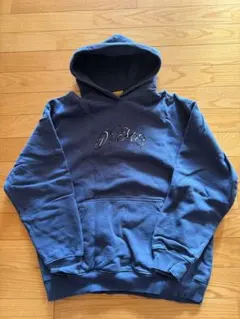 DIME ネイビー フード付きパーカー