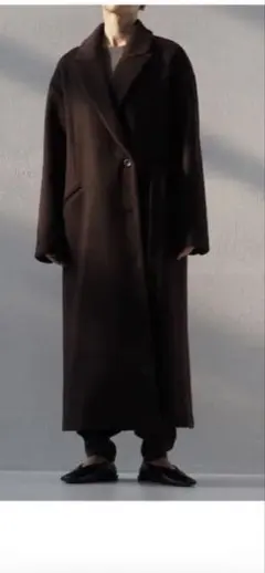 evcon / wool stain collar coat - メルカリ