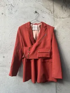 CREOLME ROSEBUDジャケット ベスト アシンメトリーデザイン