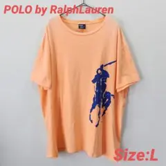 POLO by RalphLauren　Tシャツ　オレンジ　サイズL　ポロ