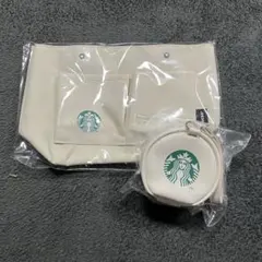 スターバックス バッグインバッグ&クリアポーチ スタバ福袋2025