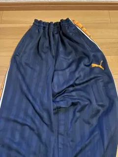廃盤品PUMA プーマ ジャージ 下 ネイビー オレンジ プージャ