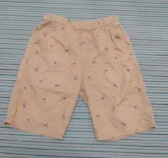 ハーフパンツ　黄色　黄土色　バナナ　ヤシの木　１５０