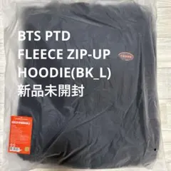 BTS PTD FLEECE ZIP-UP HOODIE(BK_L)