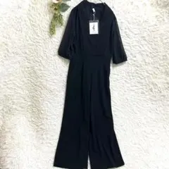 【新品】AIERNIER オールインワン ブラック ポケット付き Mのサムネイル