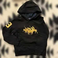 Polo Ralph Lauren ブラックパーカー M(10-12)