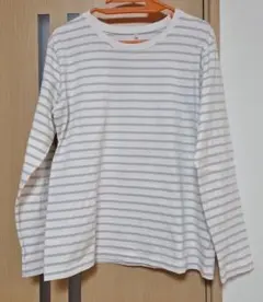 ボーダー 長袖Tシャツ Lサイズ
