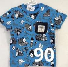 【新品】トーマス 半袖Tシャツ 90 青 chocomoo コラボレア 夏服のサムネイル