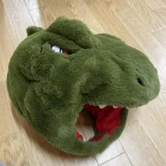 美品　ユニバ　恐竜　被り物