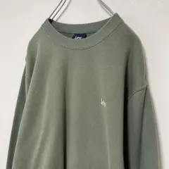 古着　グッドカラー　くすみ　リー　刺繍ワンポイント　バックデザイン