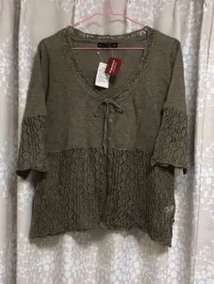 drug store's レース切り替え カーディガンのサムネイル