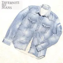 長袖シャツメンズデニムシャツ