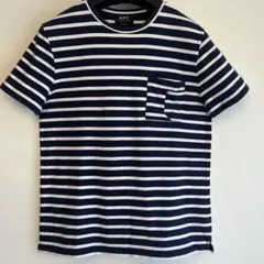 A.P.C. アーペーセー/ボーダー Tシャツ ・ネイビー×ホワイトのサムネイル