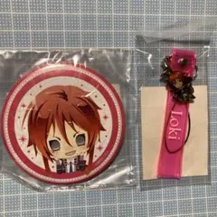 神々の悪戯 ロキ・レーヴァテイン アクスタ 缶バッジ 神々の悪戯ロキ缶バッジセット