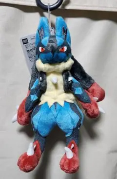 ぬいぐるみ メガルカリオ　メガシンカ　メガ進化 25㎝【残3のみ】 ぬいぐるみ メガルカリオ ルカリオ 小型 25cm 小さい s m 紙袋
