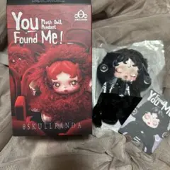 SKULLPANDA You Found Me! シリーズ ぬいぐるみペンダント