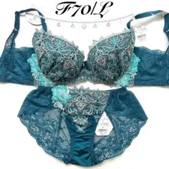F70/L 定価7040円 ジュエリー ドゥペルル ブラジャー&ショーツ GRのサムネイル