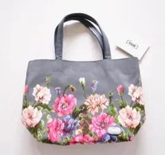 フェイラー FEILER トートバッグ 花柄 グレー ラビリンス