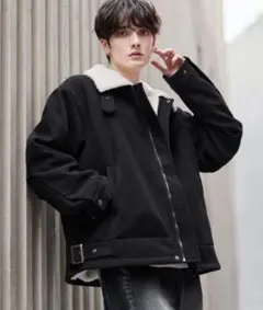 ASTRONOMY ビッグシルエット 裏ボアメルトン 2wayショート ブルゾン