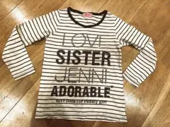SISTER JENNI ストライプ 長袖カットソー