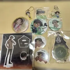 名探偵コナン　平次　和葉　缶バッジ　アクリルスタンド　まとめ売り　10点セット