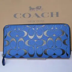 CP409 コーチ COACH ビッグシグネチャー 長財布 ラウンドファスナー CP409 コーチ COACH ビッグシグネチャー 長財布 ラウンドファスナー