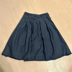 デニム フレアスカート 約52cm