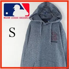 ヤンキース　パーカー　グレー　S　トレーナー　メジャーリーグ