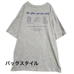 レプシィム　バックプリント　オーバーサイズTシャツ　グレー　F