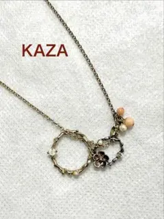 KAZA ネックレス 花 フラワー モチーフ