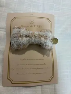Maison de FLEUR リボン型バレッタ　チャーム