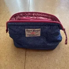 ★あっかんべー様専用★ Heart Market デニム調ポーチのサムネイル
