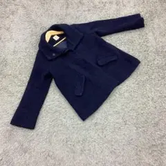 ☆Samansa Mos2☆サマンサモスモス☆ジャケット☆ニットコート☆紺(M)