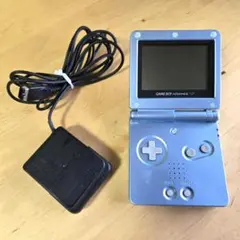 ゲームボーイアドバンスSP 本体　パールブルー　アダプター付き