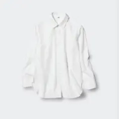 XLサイズ UNIQLO ホワイト コットンシャツ　長袖