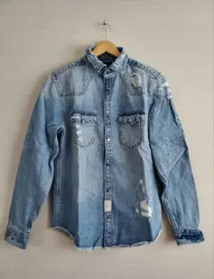 ZARAデニムシャツジャケット☆ウエスタンデニム☆デニムジャケット☆おしゃれ☆☆