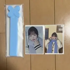 NiziUハッピードロー リオ Ｅ賞うちわグリップカバー Ｆ賞 フォトカード ⑦