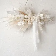 横長スワッグ スワッグ　ドライフラワー　バースデーフォト　パンパスグラス