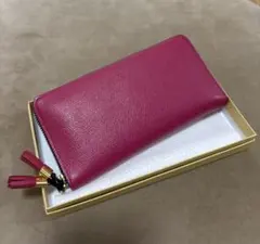 美品 エポイ シキ 長財布 タッセル付き ピンクのサムネイル