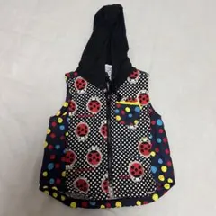 BOOHOMES てんとう虫柄 フード付きベビーベスト