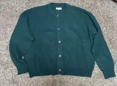 EMMA CLOTHES モヘアカーディガン ダークグリーン