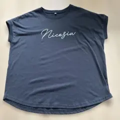 ロゴプリント 半袖Tシャツ チャコールグレー LLのサムネイル