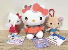サンリオ　ハローキティ　ぬいぐるみ　マスコット　3個　まとめ売り