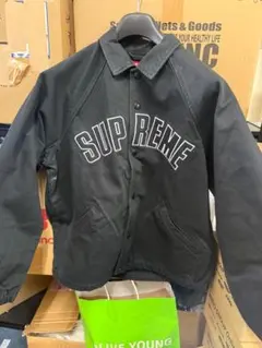 Supreme 15aw シュプリーム ツイル コーチジャケット ブラック黒