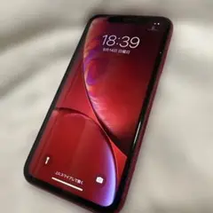 【美品】Apple iPhone XR (PRODUCT RED) 赤　本体
