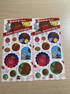 Domo-kun 15周年記念 ステッカーセット　どーもくん