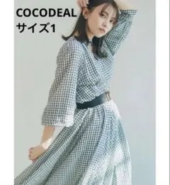COCODEAL 即完売 ココディール サッカーチェックIラインロング