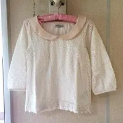 清楚❤︎総レースカットソー