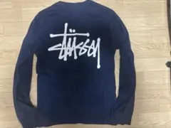 Stüssy 長袖Tシャツ ネイビー ロゴ入りのサムネイル