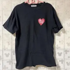 MILKFED. 半袖Tシャツ ブラック ハートロゴ ワンサイズのサムネイル